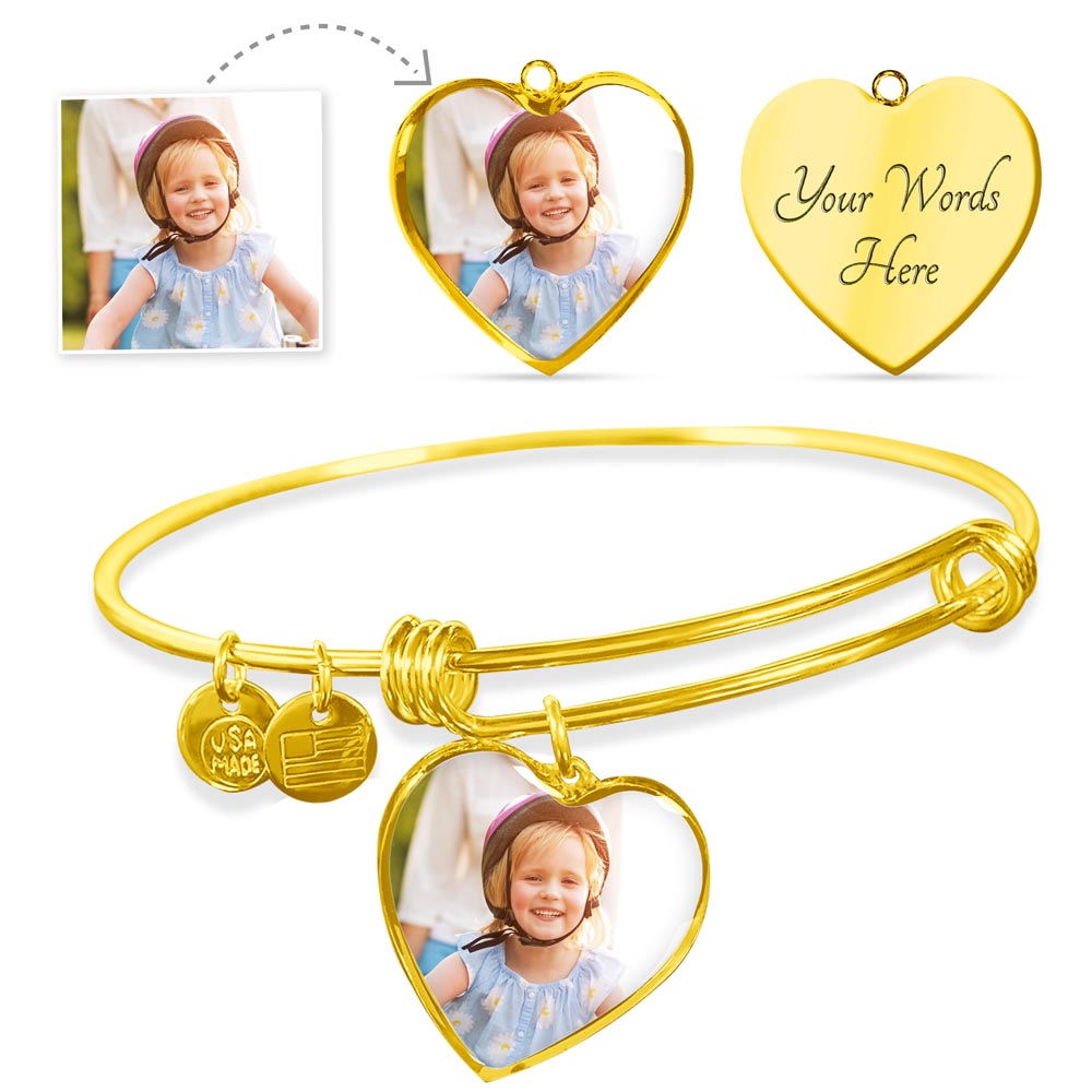 Upload YOUR photo to Moms bangle for Mother's Day