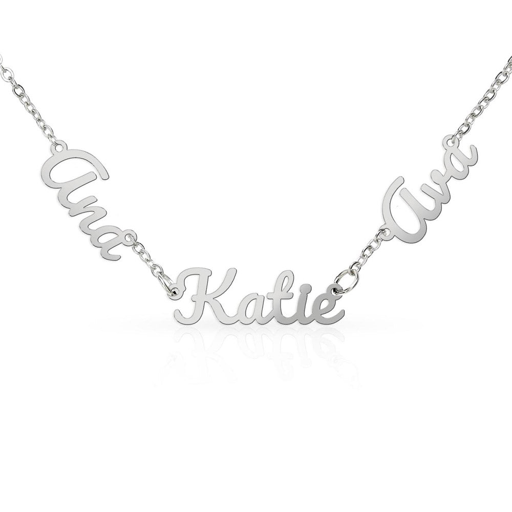 LET MOM WEAR YOUR NAME AROUND HER NECK