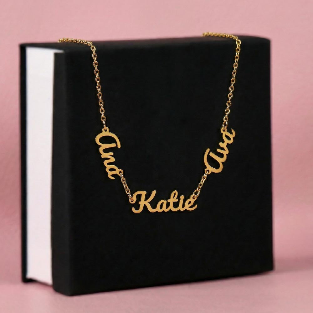 LET MOM WEAR YOUR NAME AROUND HER NECK