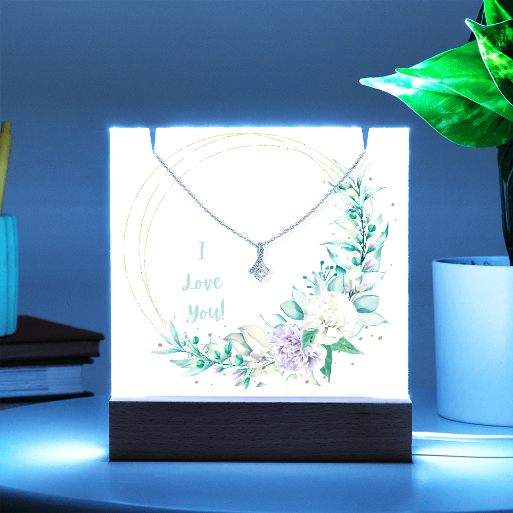 Keepsake Acrylic Frame for Beautiful Necklace
