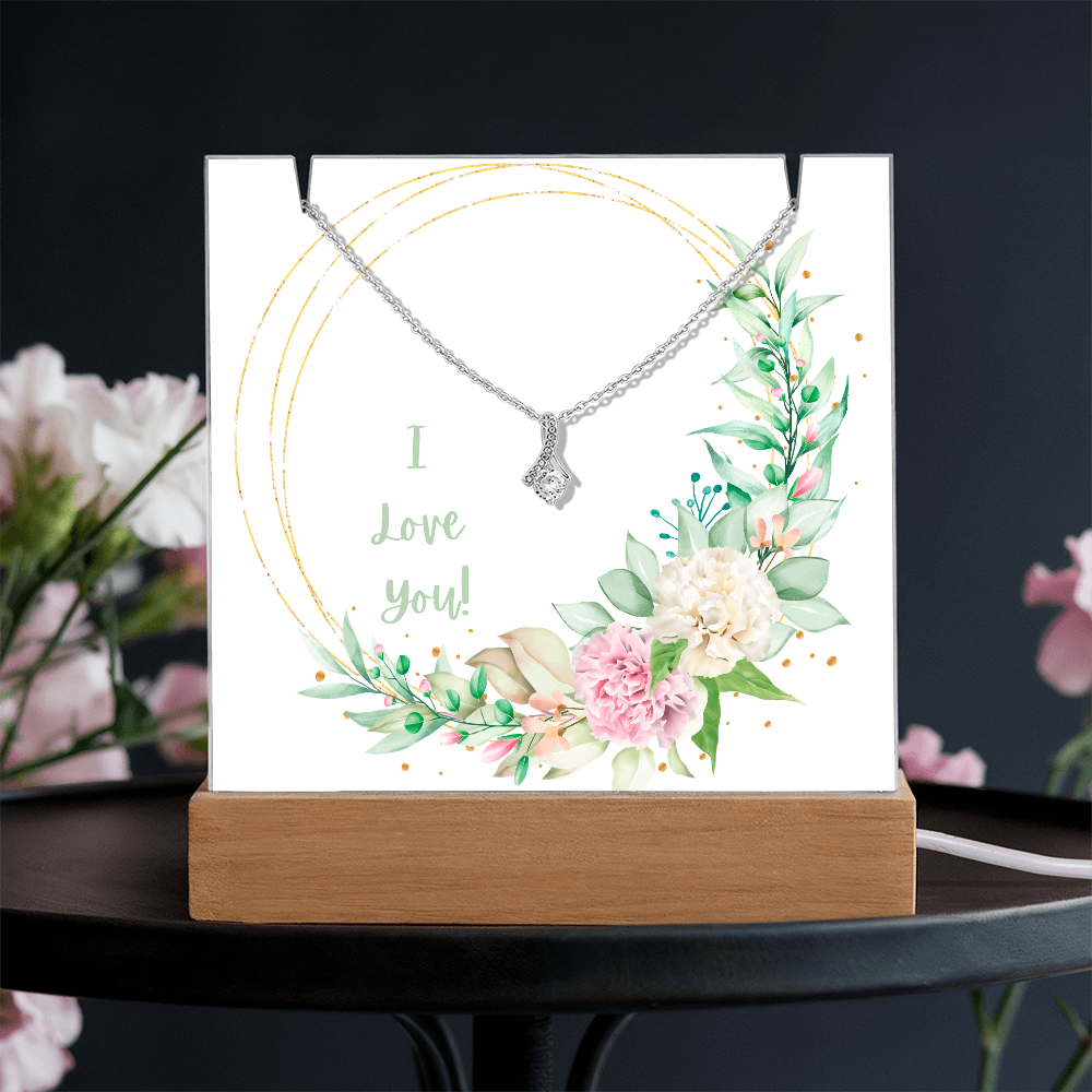 Keepsake Acrylic Frame for Beautiful Necklace