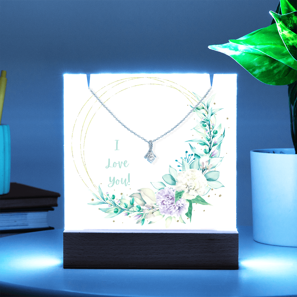 Keepsake Acrylic Frame for Beautiful Necklace