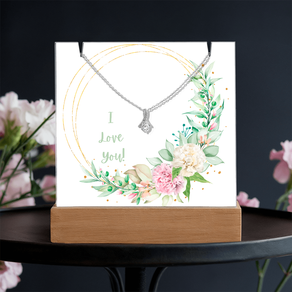 Keepsake Acrylic Frame for Beautiful Necklace