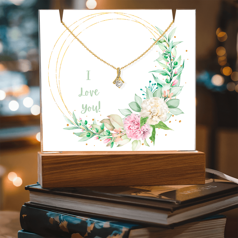 Keepsake Acrylic Frame for Beautiful Necklace