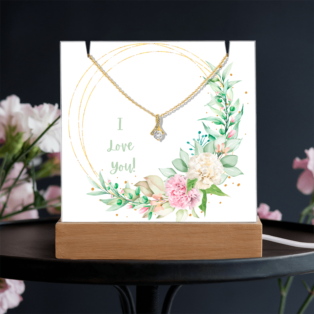 Keepsake Acrylic Frame for Beautiful Necklace