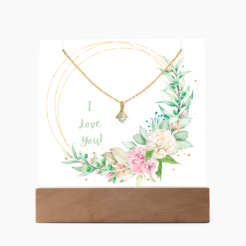 Keepsake Acrylic Frame for Beautiful Necklace
