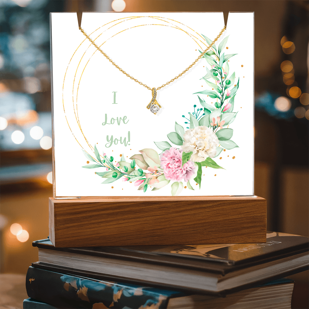 Keepsake Acrylic Frame for Beautiful Necklace