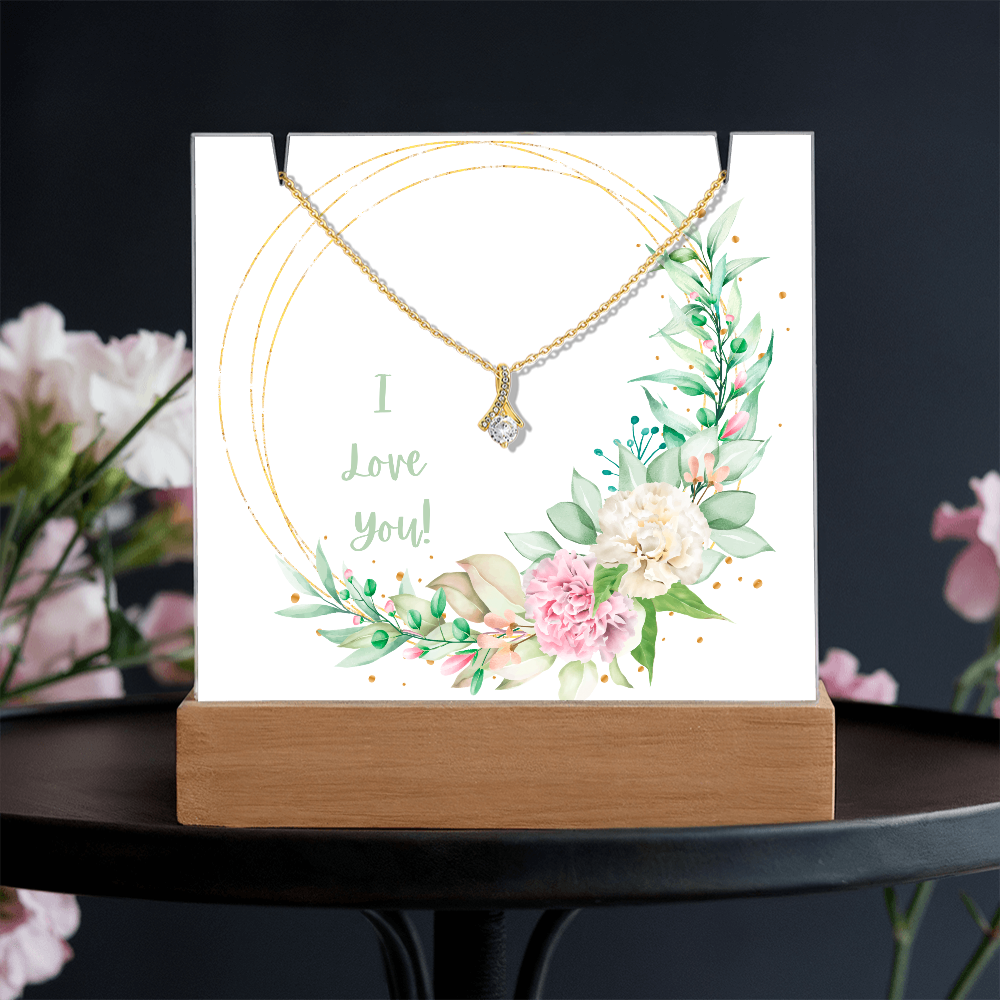 Keepsake Acrylic Frame for Beautiful Necklace