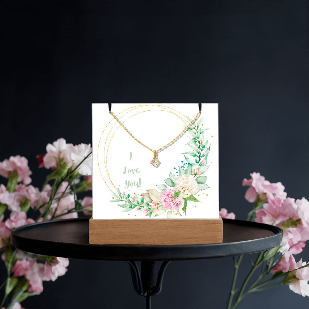 Keepsake Acrylic Frame for Beautiful Necklace